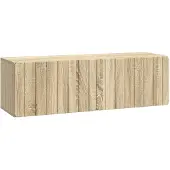 Syfax Wandmontierter TV-Schrank 98 x 31 x 30 cm Sonoma-Eiche