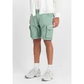 Alpha industries 1100000002199 "Crew Short", Herren, Gr. 30, Normalgrößen, grün (frost grün), Obermaterial: 98% Baumwolle, 2% Elastan. Futter: 100% Baumwolle, Hosen 1100000002199