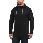 Blend Langarmshirt "Langarmshirt BHPallo", Herren, Gr. XL, schwarz, Obermaterial: 60% Baumwolle CO. 40% Polyester PES., Shirts Langarmshirt