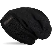 StyleBREAKER Strickmütze "Feinstrick Beanie mit Teddyfleece" 1 Stk.