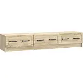 Syfax TV-Schränk 147 x 34,5 x 27 cm Sonoma-Eiche Holzwerkstoff