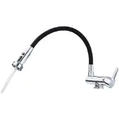 OEM Chrom-Hochdruck-Küchenmischer, 3-Strahl-Function, flexibel, Messing