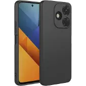 OEM TPU-Hülle mit Anti-Schmutz-Mikrofaservorlage für Smartphone, schwarz.