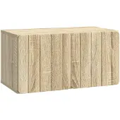Syfax Wandmontierter TV-Schrank 59,5 x 31 x 30 cm Sonoma-Eiche