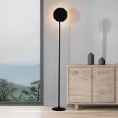 VIOKEF LED-Stehlampe Isabel, schwarz, Höhe 168 cm, Metall