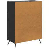 Syfax Sideboard Schwarz 66 x 34,5 x 90 cm Holzwerkstoff