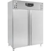 CombiSteel Kühlschrank RFS Edelstahl 2 Türen Umluftkühlung 1410 Liter GN 2/1