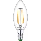 Philips LED-Lampe E14 B35 2,3W 485lm 2700K Filament 3er-Pack