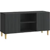 Syfax TV-Schränk Schwarz 102 x 34,5 x 50 cm Holzwerkstoff