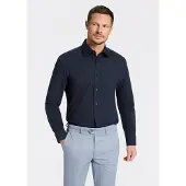 BOSS Businesshemd "Hank" Kentkragen, Slim-Fit, bügelleichte Qualität
