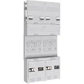 ABN Zählerplatz eHZ 4Z mit HS 5-polig, BxH : 500x1050mm EZ27840