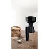 Bosch Getreidemühlenaufsatz "MUZ9GM1", schwarz (deep schwarz), B:14,4cm H:22,2cm T:14,4cm, Küchenmaschinen-Aufsätze, Getreidemühlenaufsatz