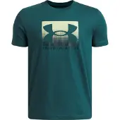 Under Armour Jungen T-Shirt B Boxed Sports Update SS 1388672-338 160-170 - Rack Green - 160-170