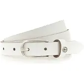 Tamaris Ledergürtel "Cassia Silver" weiches Rindleder mit leichter Narbung, schmal