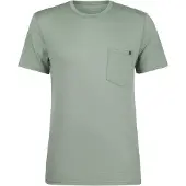 Stoic - Merino155 LaholmSt. Pocket T-Shirt - Merinoshirt Gr M grau/türkis