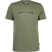 Stoic - Merino155 LaholmSt. Print T-Shirt Ridge - Merinoshirt Gr XXL oliv