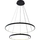 Zuma Line LED-Pendelleuchte 2000 lm 3000+4000+6000K schwarz BRENO 18140BK-2