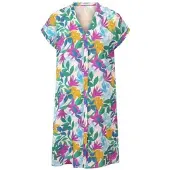 Peter Hahn Kleid V-Ausschnitt weiss, 38