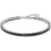 Thomas Sabo Tennis-Armband Schwarz