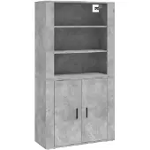 Syfax Highboard Betongrau Holzwerkstoff