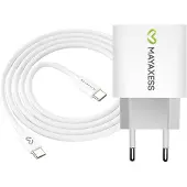 Avizar Mayaxess, 20W Netzteil für Fairphone 5 + USB-C Kabel 1m, Weiß
