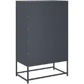 Syfax Highboard Anthrazit 68x39x111,5 cm Stahl