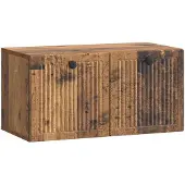 Syfax Wandmontierter TV-Schrank 59,5 x 31 x 30 cm Altholz