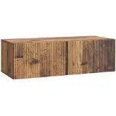 Syfax Wandmontierter TV-Schrank 98 x 41 x 30 cm Altholz Holzwerkstoff