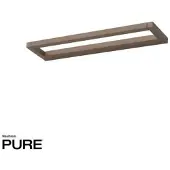 Paul Neuhaus LED-Wandlampe Puro, bronze, Breite 50 cm, Alu, Dimmer