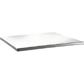 Gastronoble Topalit Classic Line rechteckige Tischplatte weiß 110 x 70cm