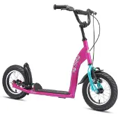 Bikestar Tretroller Kinderroller ab 6 - 7 Jahre | 12 Zoll Sport Edition | Berry & Türkis