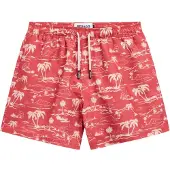 Sebago für Herren. 77116WW Sandbeach-Badeanzug (M), Rot, Strandbekleidung, Polyester