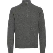 Casual Friday Troyer "Troyer CFKarl", Herren, Gr. S, grau (pewter mix), Obermaterial: 80% Wolle WO. 20% Polyamid PA., Pullover Troyer