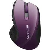 Canyon CNS-CMSW01P, rechts, Optisch, RF Wireless, 1600 DPI, Schwarz, Violett