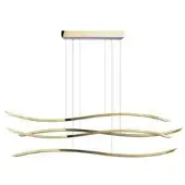 Azzardo AZ4058 Pendelleuchte Waves Gold