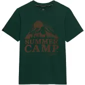 Superdry für Herren. M1012378A Retro Outdoor-T-Shirt Rlxd grün (M), Lässig, Baumwolle, Kurzarm