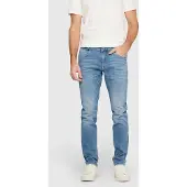 MAC Straight-Jeans "Arne Pipe", Herren, Gr. 40, Länge 32, blau (light blau authentic wash), Denim/Jeans, Obermaterial: 93% Baumwolle, 5% Elastomultiester, 2% Elasthan, Jeans Straight-Jeans
