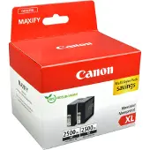 Canon PGI-2500XL BK Twin Pack, Schwarz, 2 Stück(e), Doppelpack