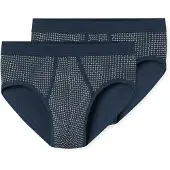 Schiesser Slip "Original Classics" 2er-Pack, mit kontrastfarbenem Karomuster