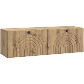 vidaXL Wandmontierter TV-Schrank 98 x 31 x 30 cm Artisan-Eiche