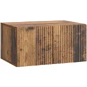 Syfax Wandmontierter TV-Schrank 59,5 x 41 x 30 cm Altholz