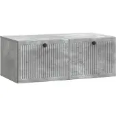 Syfax Wandmontierter TV-Schrank Betongrau 78,5 x 41 x 30 cm