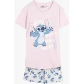 Disney Stitch Pyjama, Hellrosa, 116-122