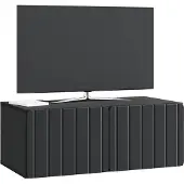 vidaXL Wandmontierter TV-Schrank 78,5 x 41 x 30 cm Schwarz