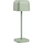 Olympia Lucca Tischlampe Quadratkuppel Salbei 200mm