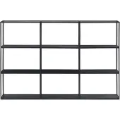 OEM Schwarzer Wandleisten - Metallisches Design - 160x18x110cm - Moderner Aussehen