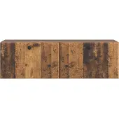 vidaXL Wandmontierter TV-Schrank 98 x 31 x 30 cm Altholz Holzwerkstoff