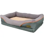OEM Orthopädisches Hundebett M, wasserdicht, grau, 90x68x21cm