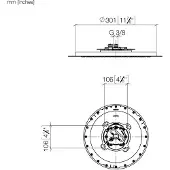 Dornbracht 28033970-26 RB für Deckeneinbau SERIENSPEZIFISCH