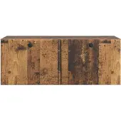 vidaXL Wandmontierter TV-Schrank 78,5 x 31 x 30 cm Altholz